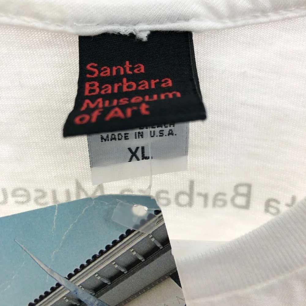 SANTA BARBARA MUSEUM of Art T-shirt XL White VTG - Picture 5 of 7